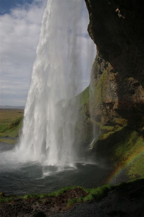 Islande Cascade Arc En Ciel Photo Gratuite Sur Pixabay Pixabay