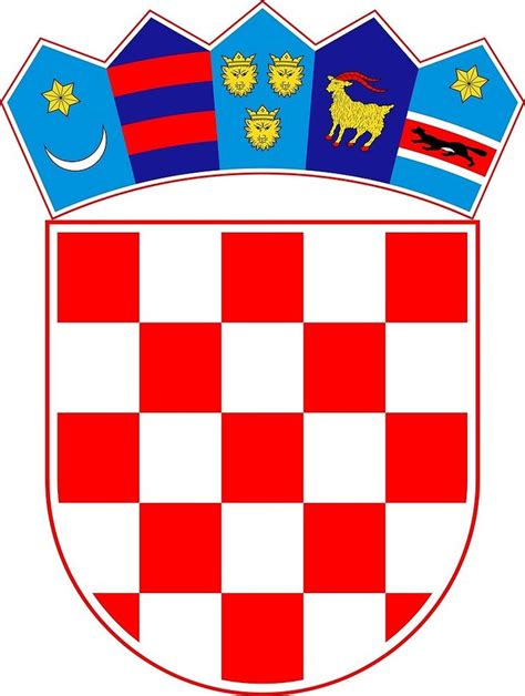Croatia Coat of Arms | Croatia flag, Coat of arms, Croatian flag