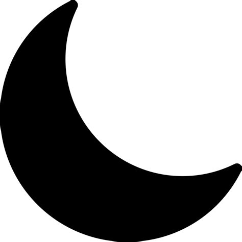 Crescent Moon Svg Png Icon Free Download 39469 Onlinewebfontscom