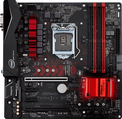 Asrock Fatal1ty H270m Performance Motherboard Specifications On