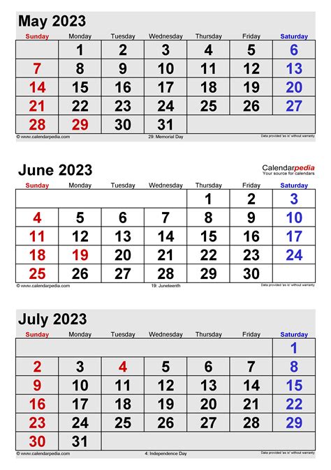 Printable Calendar May And June 2023 Pelajaran