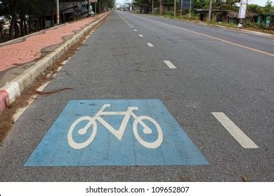Street Bike Lane Stock Photo Edit Now