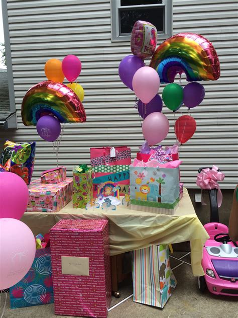 We asked parents to share the presents they. Ellie's first birthday present table | First birthday ...