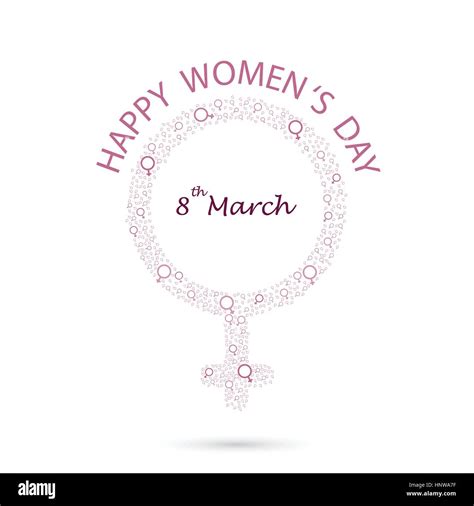 International Women S Day Icon Women S Day Symbol Minimalistic Design For International Women S