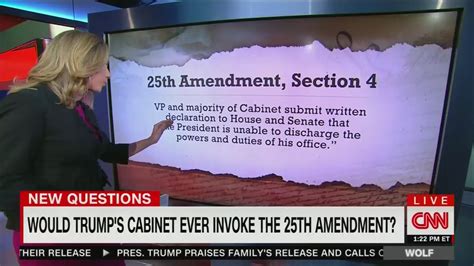 But throughout donald trump's presidency, the 25th amendment has come up again and again as a possible means of removing trump to put vice president mike pence in charge. CNN, MSNBC Speculate on Removing Trump From Office Via ...