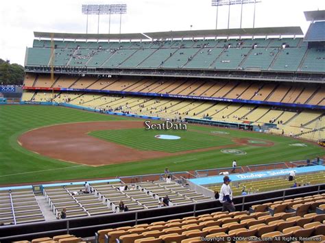 Infield Loge Box Seats At Dodger Stadium Elcho Table