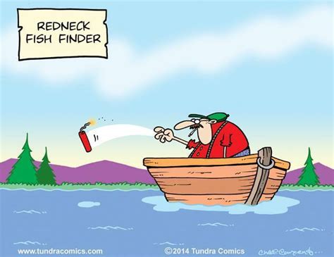 Cartoon Of The Day Redneck Fishing Common Sense Evaluation