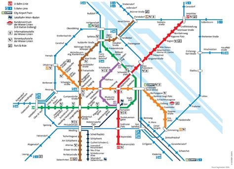 Vienna Metro Map Vienna Mappery