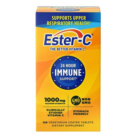 Ester C Vitamin C Immune Support Tablets 1000 Mg 120 Ct Walmart