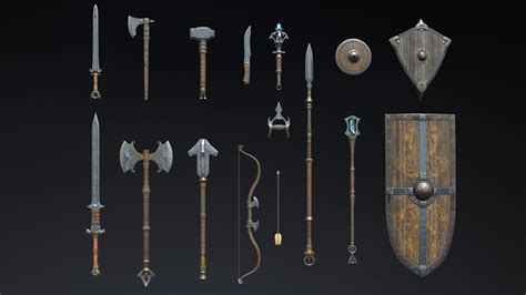 Nordic Fantasy Weapon Set In Weapons Ue Marketplace