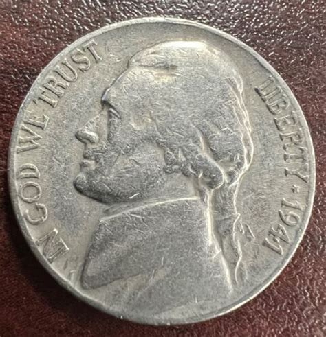 1941 Jefferson Nickel Uncirculated Five Cents 5c Coin Ebay