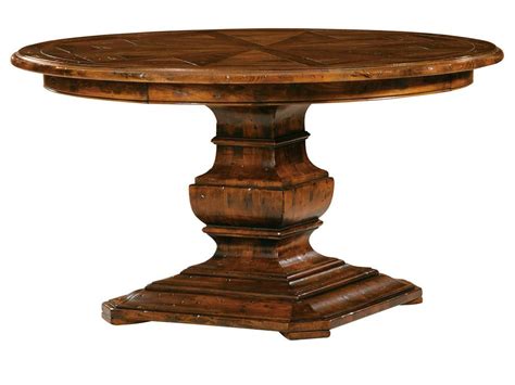 Hekman Dining Room Round Pedestal Dining Table 87221 Walter E Smithe