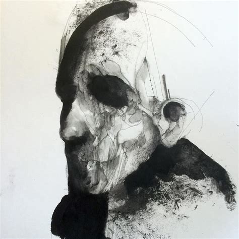 Eric Lacombe Work On Paper Acrylic And Pen