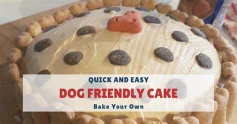 Peanut Butter And Carrot Dog Birthday Cake Quick And Easy Recipe Dog