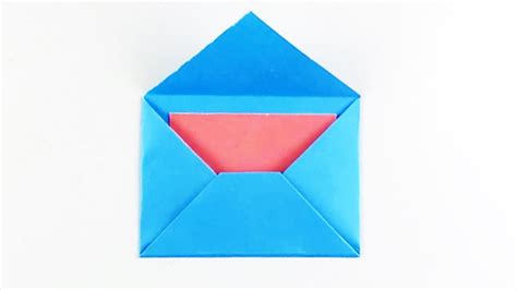 How To Make A Paper Envelope Without Glue Tape And Scissors Crafts