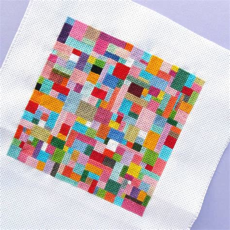 Bugs And Fishes By Lupin Creating Patchwork Cross Stitch From Leftover