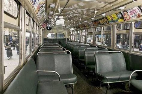 Inside Of The Old Boulevard Bus I Rode To School Every Day In The 60s