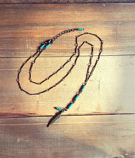 Delicate Lariat Necklace Dainty Y Necklace Turquoise Necklace Summer