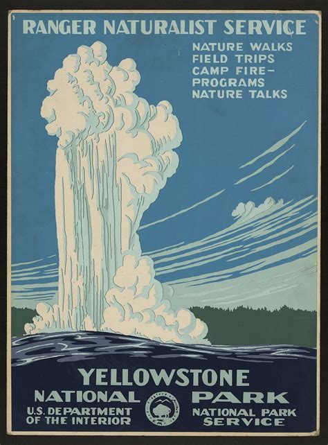 yellowstone national park ranger naturalist service library of congress