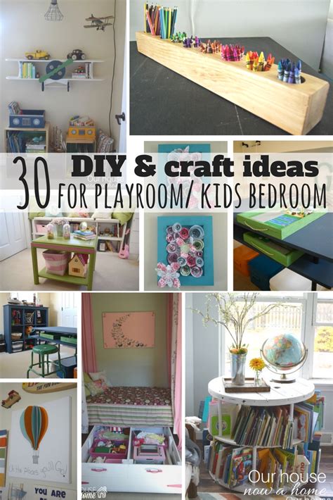 30 Diy And Craft Decorating Ideas For A Playroom Or Kids
