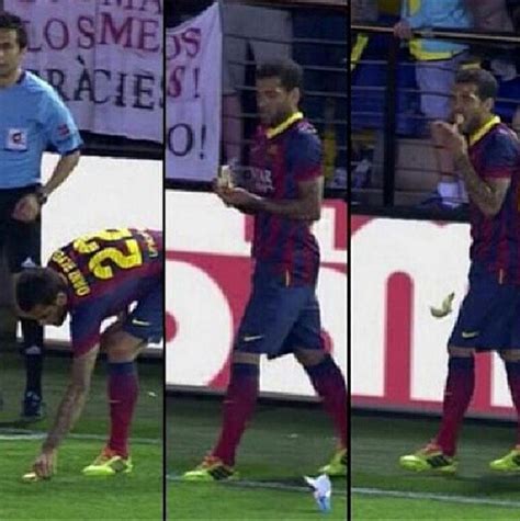 Dani Alves Eats Banana The Twitter Craze Will Do Nothing Other Than