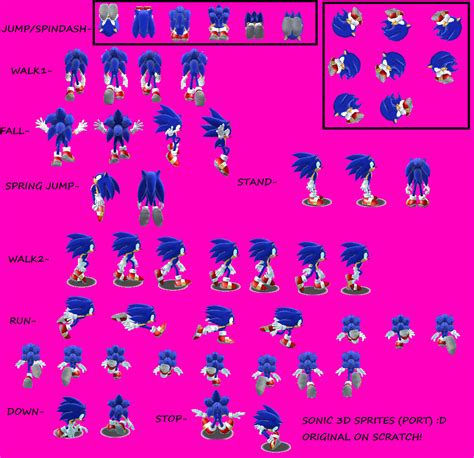 Sonic Sprites By Superdarkshadic On Deviantart Sprite Vrogue Co