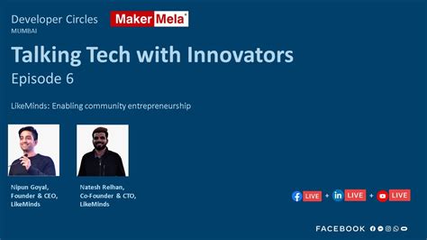 Talking Tech With Innovators Episode 6 Youtube