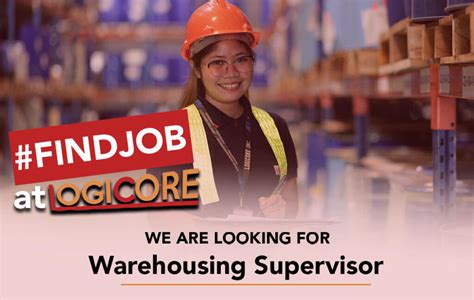 warehouse supervisor job hiring at logicore inc