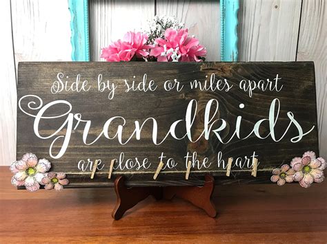 Diy birthday gifts for your grandma. Gift for Grandparent, Custom Photo Display Board, Wood ...