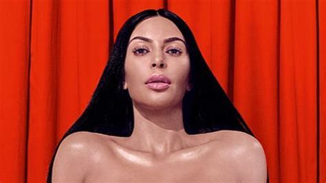 Kim Kardashian Reality Tv Stuns In Nude Shoot For Richardson Magazine