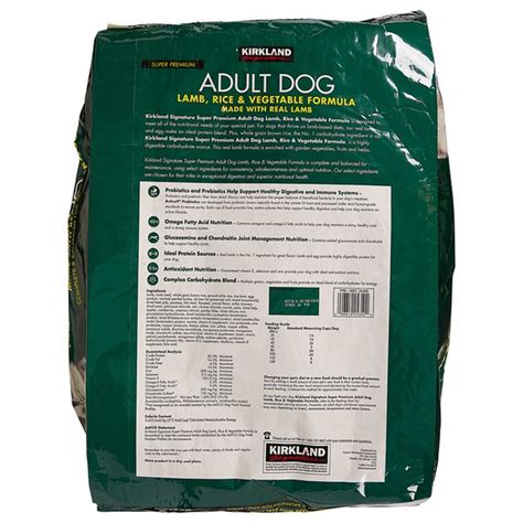 Costco is known for the quality and price of their signature brands. Kirkland Signature Lamb, Rice And Vegetable Dog Food (40 ...
