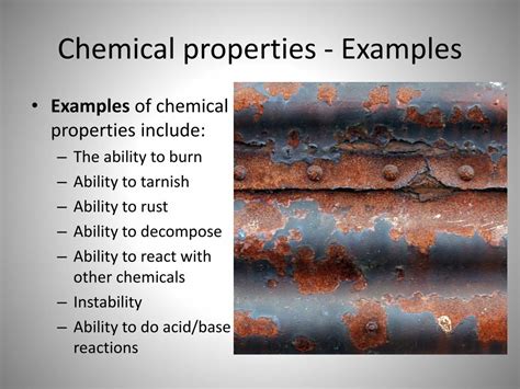 PPT - Chemical and physical properties PowerPoint Presentation, free ...