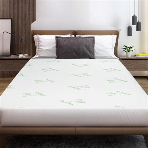 Mattress Protector Waterproof Queen Bamboo Fibre Fully Fitted Bed Pad