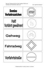 Verkehrszeichen zum ausdrucken mit bedeutung 1ausmalbilder com. 4teachers: Lehrproben, Unterrichtsentwürfe und ...