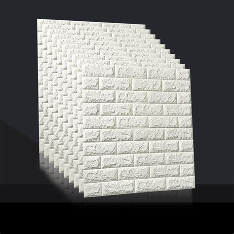Self Adhesive 3d Wallpaper Pe Foam Brick Wall Panel Wall Sticker