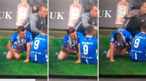 Player Pees On The Pitch During A Match In Northern Ireland Marca In English