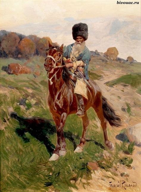 Linear Cossack On The Kabardian Circassian Horse Artist Franz