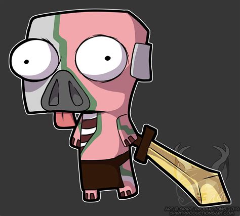 Zombie Pigman Zim Style By Spirit Productions On Deviantart