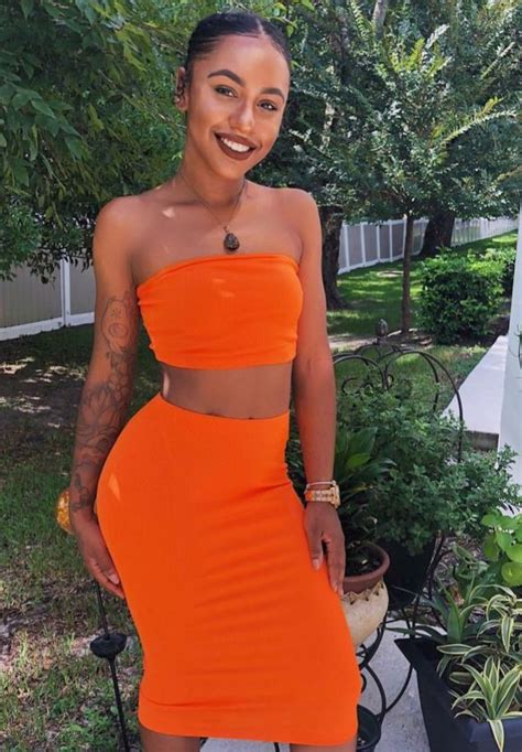 Follow Slayinqueens For More Poppin Pins ️⚡️ Girl Outfits Orange