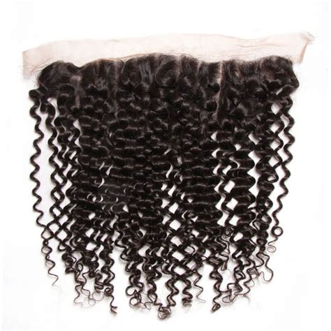 4pcs Curly Virgin Hair Bundles With Lace Frontal Closure ...