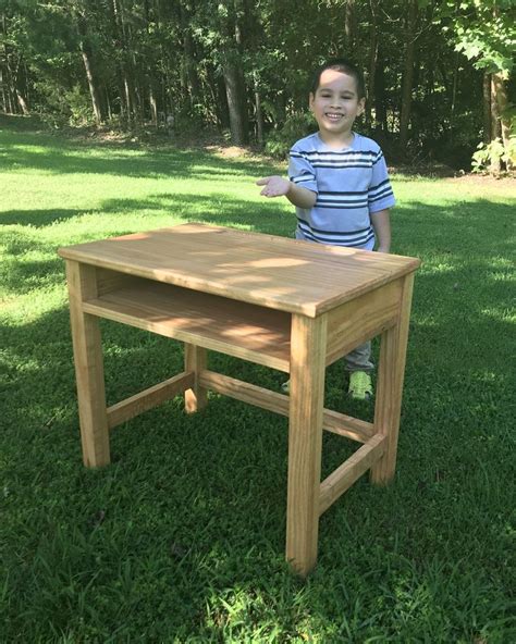 Diy School Desk How To Build A Wooden Desk For Your Child In 2021