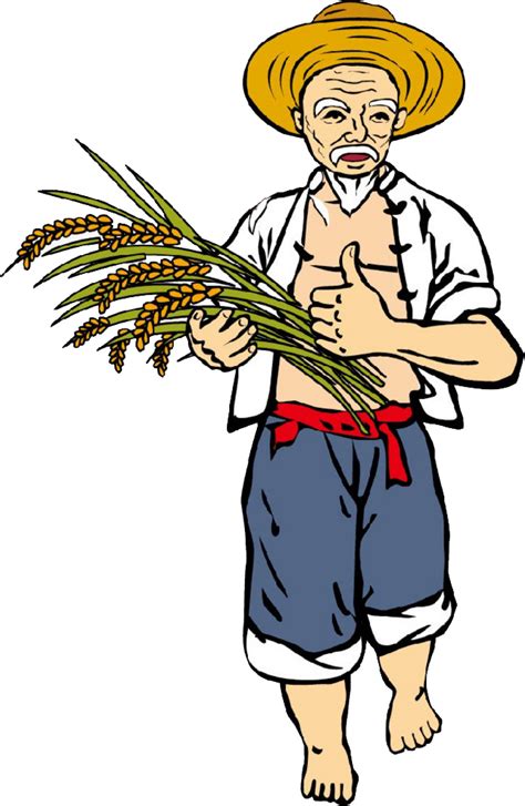Filipino Farmer Clipart