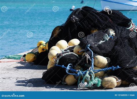 Fishing Nets And Buoys Stock Image Image Of Float Floats 13168555