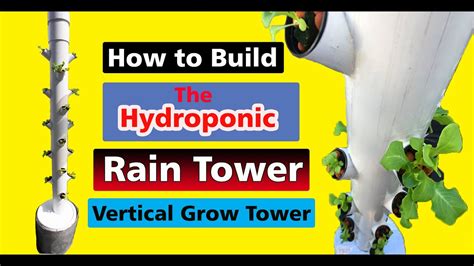 Diy Hydroponic Tower Grow Tower Youtube