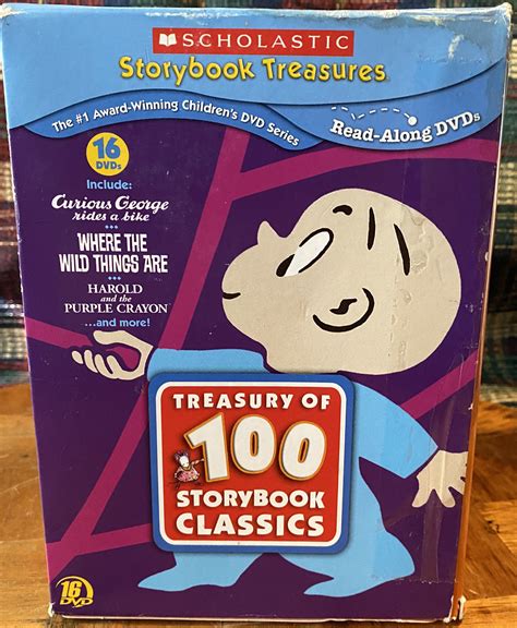 Vintage Scholastic Storybook Treasures 100 Classics on 16 DVD Box Set