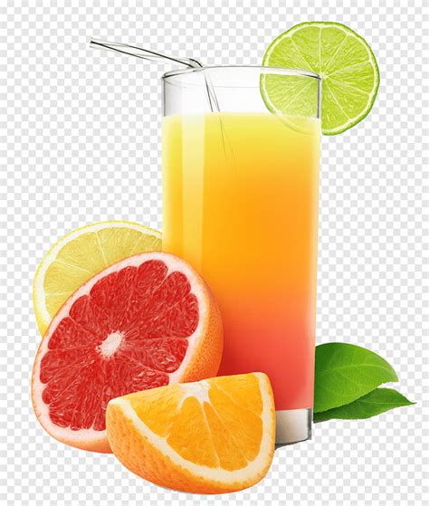 Orange Juice Grapefruit Juice Lemon Cartoon Painted Cream Ice Cream