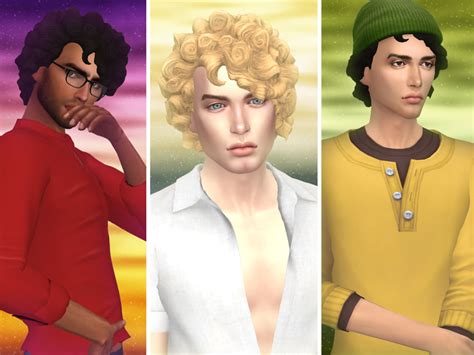 The Sims Resource Helios Male Hair