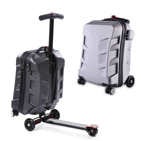 21 Scooter Luggage Rolling Suitcase Foldable Trolley Travel