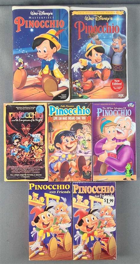 Sold Price Pinocchio Vhs Videotapes April 6 0122 900 Am Cdt