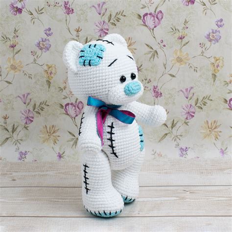 teddy bear crochet pattern printable pdf amigurumi today shop